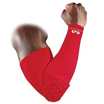 맥데이비드 6500 헥스패드 슈터 암 슬리브 블랙 M, Medium, Scarlet