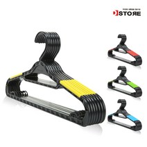 국내 생산 논슬립 옷걸이 기본형 40개 4가지 색상, 레드_40개