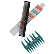 바블로 포마드 컷 빗 빗 빗 & 메쉬 콤 (녹색) 헤어 콤 세트 남성 남성 BARBER