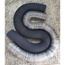 후렉시블호스 덕트자바라 닥트호스 주름관 SUS반도 FLEXIBLE 타포린 알루미늄, A/L후렉시블, 5M, 1개