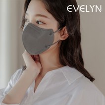 에블린 박서준 신제품 KF94 프라임 마스크, 소형, 그레이 20매