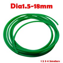 부자재 폴리 우레탄 벨트 PU 녹색 라운드 동기 스트립 모션 컨베이어 Diameter1.5-18mm 12/3/4/5 미터, 03 Dia  2.5mm_05 5M