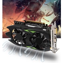 새로운 GTS 450 그래픽 카드 1GB 비디오 NVIDIA 칩셋 DDR5 128bit 독립 데스크탑 컴퓨터 HD 게임