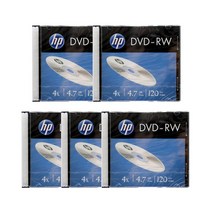 hp DVD-RW 5장 4.7GB 4배속