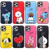 BT21 카드 수납 범퍼케이스 LG V40 V30 G7