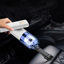 가정용 핸드형 무선 청소기 차량용 진공 청소기, 화이트