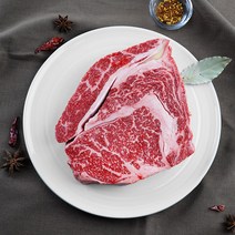 한우 1+등급 꽃등심, 스테이크(500g)