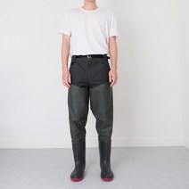 맥스메가다인 낚시 해루질 갯벌 모내기 웨이더 부츠 허벅지 장화, 250, 카키