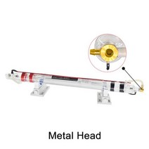 레이저각 마킹 드래곤 다이아몬드 40W Co2 레이저 튜브 직경 50mm 길이 700mm 금속 헤드 조각사 절단기 신형, CHINA, Metal Head