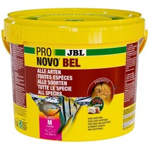 열대어 사료 독일 관상어사료 JBL pro novo bel 주식 슬라이스 5.5L 열대어사료 고기밥, 5.5L 2통