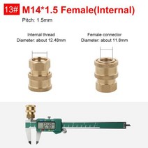 고압세차기 부품 부속 고압 클리너 1/4 quot빠른 연결 커플러 어댑터 세척 압력 와셔 커넥터 자동차 액세서리, [13] 13