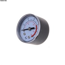 압력게이지 1PC 공기 압축기 공압 유압 유체 압력 게이지 0-12Bar / 0-180PSI 다이얼 유형, 단일옵션