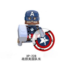 [레고공식] 장난감 빌딩 블록 미니 피규어 슈퍼 히어로 개미 배트맨 독 스파이더 맨 조립 액션 인형 벽돌 모델 퍼즐 남아용, [15] XP228