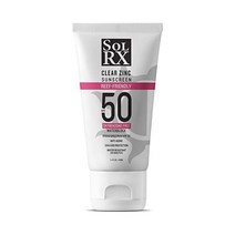 SolRX MINERAL SPF 50 선스크린 징크 옥사이드 방수 리프 세이프 얼굴과 몸용