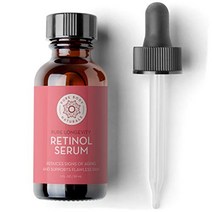 레티놀 페이스 세럼 by pure body naturals - 위치 하젤 머틀 오일 인삼이 함유된 레티놀 세럼 - 노화 방지 주름 크림 및 눈 피부 및 얼굴 주름을 위한 다크 스팟