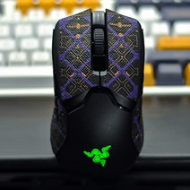 레이져 바이퍼 얼티메이트 v2 무선 게이밍 마우스 논슬립 패드 스티커만, 바이퍼 미니 + D 모양