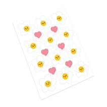 데이지 스마일 스티커 20장