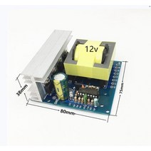 DC-AC 컨버터 인버터 보드 프리 부스터 모듈 12V 24V 220V 380V 18V AC 500W, 1개