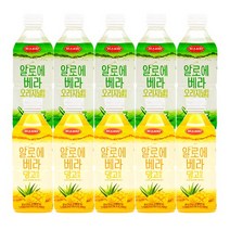 비스비타 알로에 오리지널 5병 알로에 망고 음료 5병, 10개, 500ml