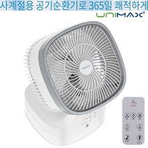 UNIMAX 사무실 소형 서큘레이터 미니 선풍기 탁상용 선풍기 가정용 리모컨 에어써큘레이터