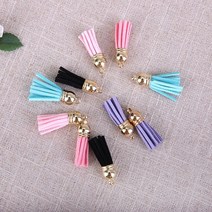 짱패브릭 (2개) 3.5cm 샤무드태슬-5color, 핑크