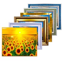 대성액자 알루미늄 보석십자수 인테리어 대형사이즈 주문제작가능 100x200 90x200 80x200 80x180 70x190 60x180 50x120 40x120 35x100, 알루미늄 골드