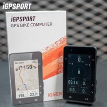IGPSPORT IGS630 GPS 자전거 컴퓨터 속도계 컬러, 블랙