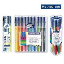 스테들러 트리플러스 멀티세트 사인펜 34-SB4 323-PR12 323-SB10, 스테들러 멀티세트(SB4)