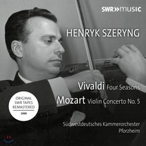 [CD] Henryk Szeryng 비발디: 사계 / 모차르트: 바이올린 협주곡 5번 - 헨릭 셰링 포츠하임 남서독일 실내 관현악단 (Vivaldi: Fo...