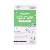 아이스웰 모이스춰 1회용 콘택트렌즈 보존액(7ml X 5ea)*1통, 1개, 7ml
