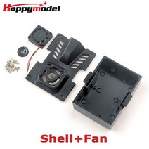 Happymodel ExpressLRS ELRS JR 냉각 팬 호환 전용 모듈 셸 ES24TX/ES24TX PRO/ES900TX/ES915TX 무선 시스템, 03 Shell and Fan