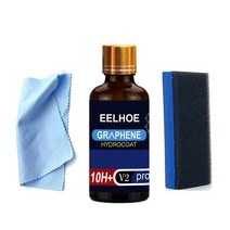 [1+1] 차량 스크래치 보수 페인트 30/50ML Graphene 자동차 코팅 12H 나노 슈퍼 소수성 경도 페인트 표면, 01 50ml