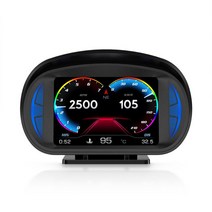 차량용 속도계 GEARELEC V9 OBD2 HUD 게이지 온보드 컴퓨터 디지털 보안 경보 경사계 GPS 모든 자동차 엔진 데이터 용, OBD2 GPS HUD, 중국