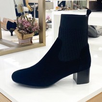 탠디 X21502 BLACK 스판 여성앵클부츠 5cm 미셸by탠디 TW120LA