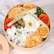 1주년 선물 200일 꽃선물 100일 고백 프로포즈 성공 장미, 라운드오렌지모란