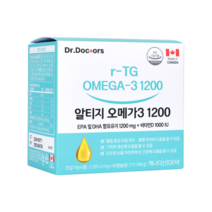 닥터닥터스 알티지 오메가-3 1200 (1 301.2mg x 90캡슐) 캐나다, 1box, 90캡슐