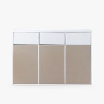디자인9011 다용도 1165 수납장 (플랩도어), 모카그레이