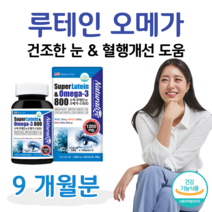슈퍼 루테인 앤 오메가3 하루 1캡슐 10대 20대 공부 수험생 재수생 공시생 취준생 눈건강 혈행건강 불규칙 식습관 식생활 케어 인스턴트 음식 건조한 눈 개선 눈 촉촉, 9달치, 1200mg x 90정 (하루 1캡슐)