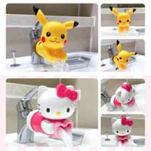 헬로키티 포켓몬 수도꼭지헬퍼 [1+1 / 무료배송] 포캣몬 수전 유아 목욕 세면대 산리오 수도꼭지 연장 키티 워시헬퍼 어린이집 손씻기 키즈카페용품 어린이 손세정, 헬로키티 1개