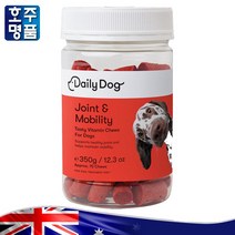 Daily Dog Joint Mobility Glucosamine MSM 70 Chews 강아지 관절 영양제, 70츄 1병