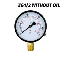 디지털 압력계 차압계 연료 공기 유압 테스터용 압력 게이지 스레드 링크 Zg1/2 1 1.6 2.5 4 6 600ba, 01 01_12 0-160bar