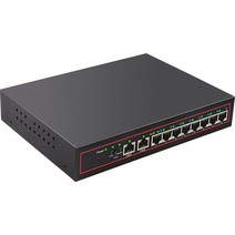 블루투스리시버 미라캐스트 동글이 10 포트 POE 스위치 48V 이더넷 네트워크 IP 카메라/무선 AP/CCTV 카메라 시스템용 8 PoE 인젝터