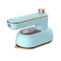 핸디 스팀다리미 무선 여행용Professional Mini Steam Iron Handheld Portable Garment Wet Dry Ironing Ma, 02 Light Blue_02 EU