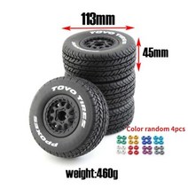 롤러 스케이트 휠 스피드 인라인 바퀴 112mm 110 쇼트 코스 트럭 타이어 12mm 헥사 슬래시 아르마 센톤 HuanQi 727 Vkar 10sc Hpi Rc 자동차용 4 개, A