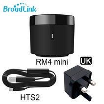 2022 broadlink rm4 mini rm4c mini smart home wifi ir 리모콘 자동화 모듈은 Alexa google home과 호환됩니다., au rm4 미니 hts2