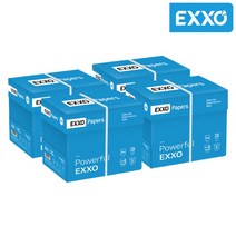 [hpa4복사용지] [엑소] (EXXO) A4 복사용지(A4용지) 75g 2500매 4BOX, 상세 설명 참조