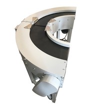 컨베어 컨베이어 벨트 택배 상하차 창고 자재 운반 90도 에지 터닝 머신 원활한 라인 작은, 녹색(고객 서비스 사용자 정의 참조), 다른