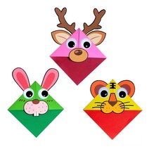 위withh_모서리 책갈피 종이접기 만들기 6개 묶음 공작재료 만들기수업패키지 유치원미술교구 용교구 시간 방과후만들기세트♥withy, ♥withyou!, ♥JoenuD♥