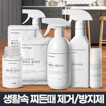 1+1 곰팡이제거제 주방 찌든때 제거 배수구 클리너 통세척 세제, 김서림 방지제 50ml 1+1