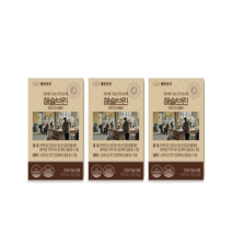 웰빙곳간 6중기능성 해슬브린 기억력개선 면역력증진 피로개선 혈행개선 항산화 스트레스개선+벌꿀스틱 증정, 3박스, 30캡슐